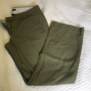 Olive green khaki pants by Gap